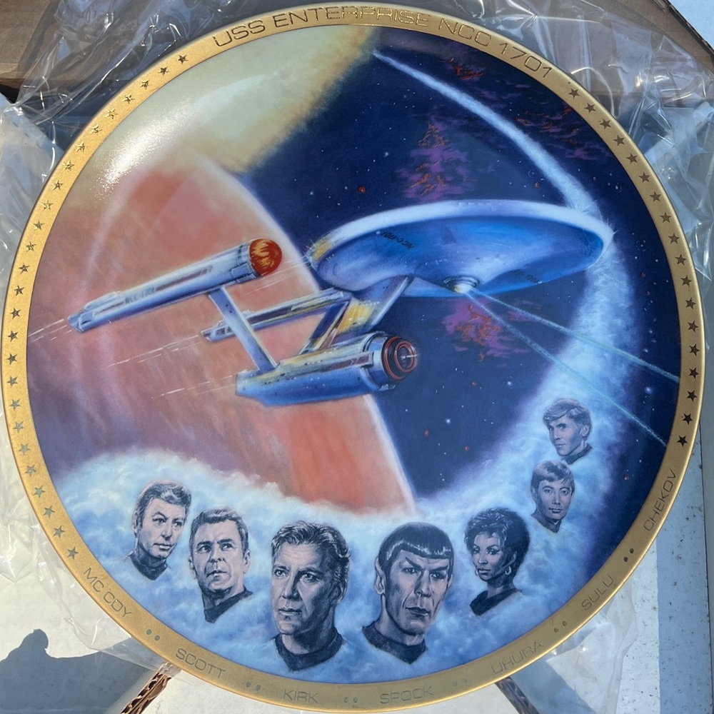 Hamilton Collection USS Enterprise plate
